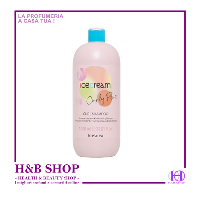 Inebrya IceCream Curly Plus Shampoo 1000 ml. Inebrya IceCream Curly Plus Shampoo 1000 ml.