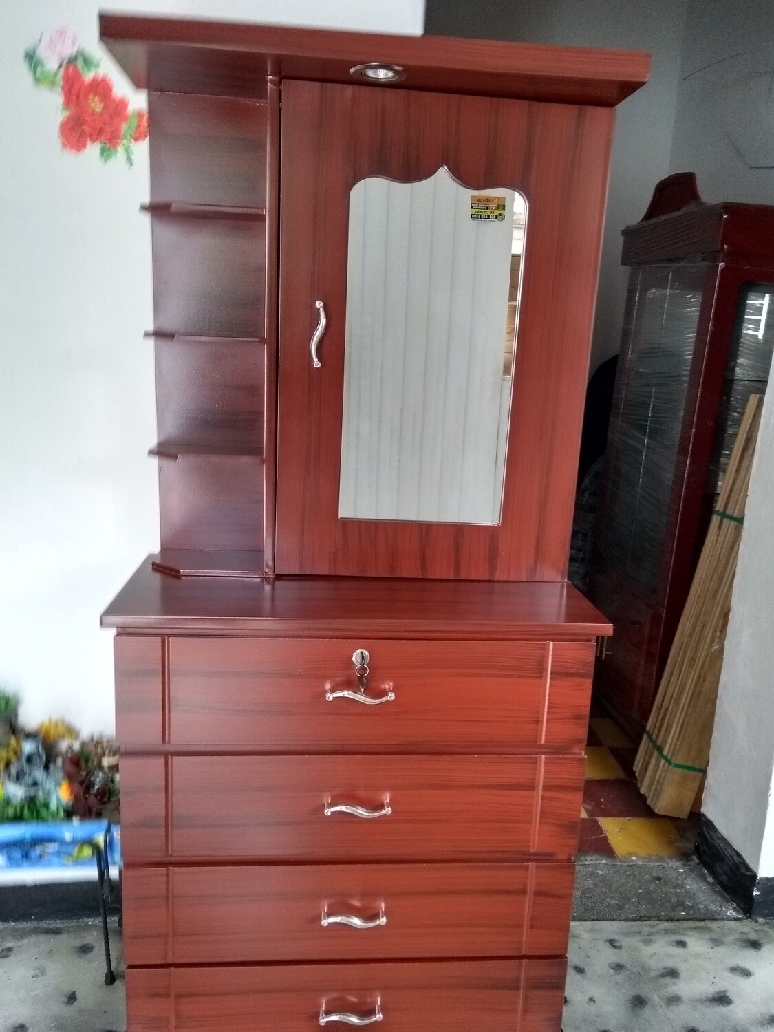 TOCADOR RIEL LUZ LED