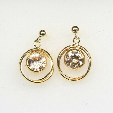 Cubic Pierced Earring