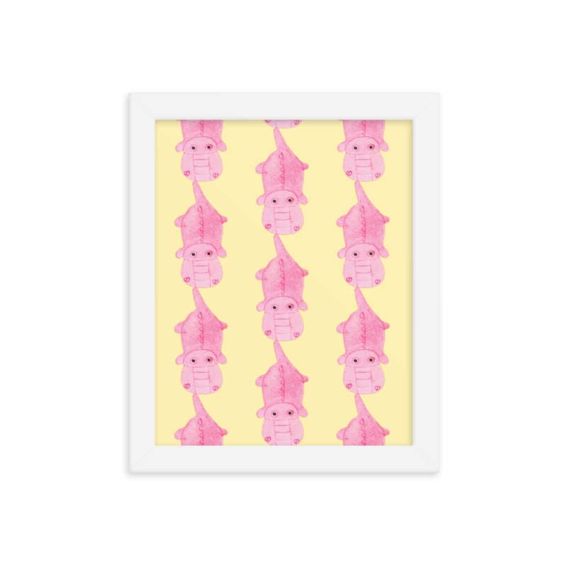 Hippo Hippo Framed photo paper poster
