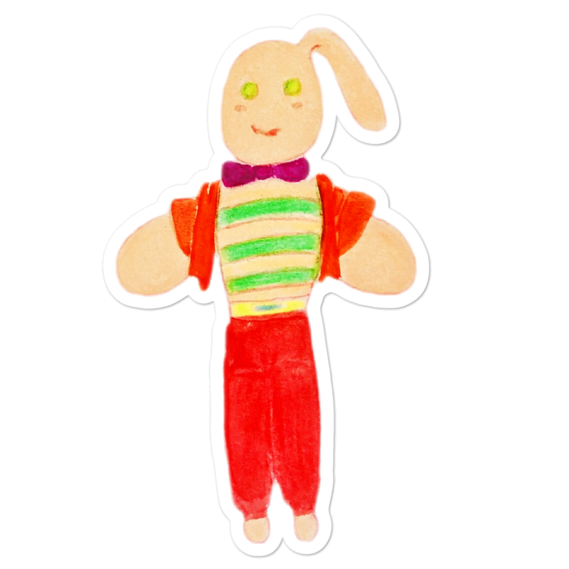 Bunny Bubble-free stickers