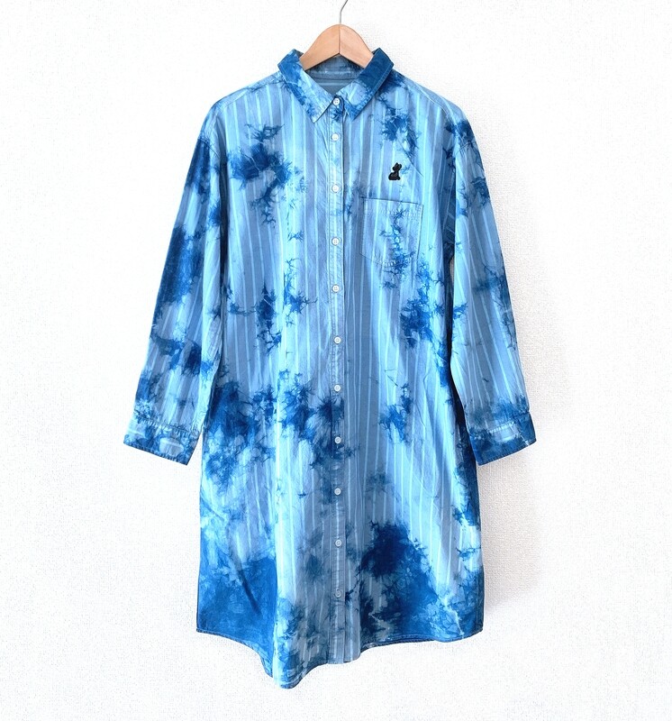 ロングシャツワンピース