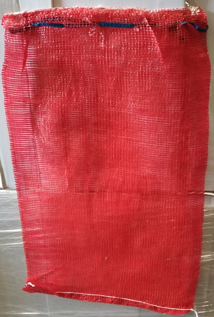 Pack 1000 Sacos de malla para 15kg en color rojo