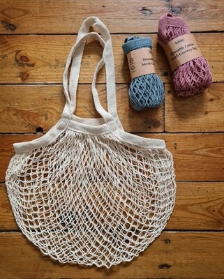 reusable chic cotton string shopper - a bag for life!
