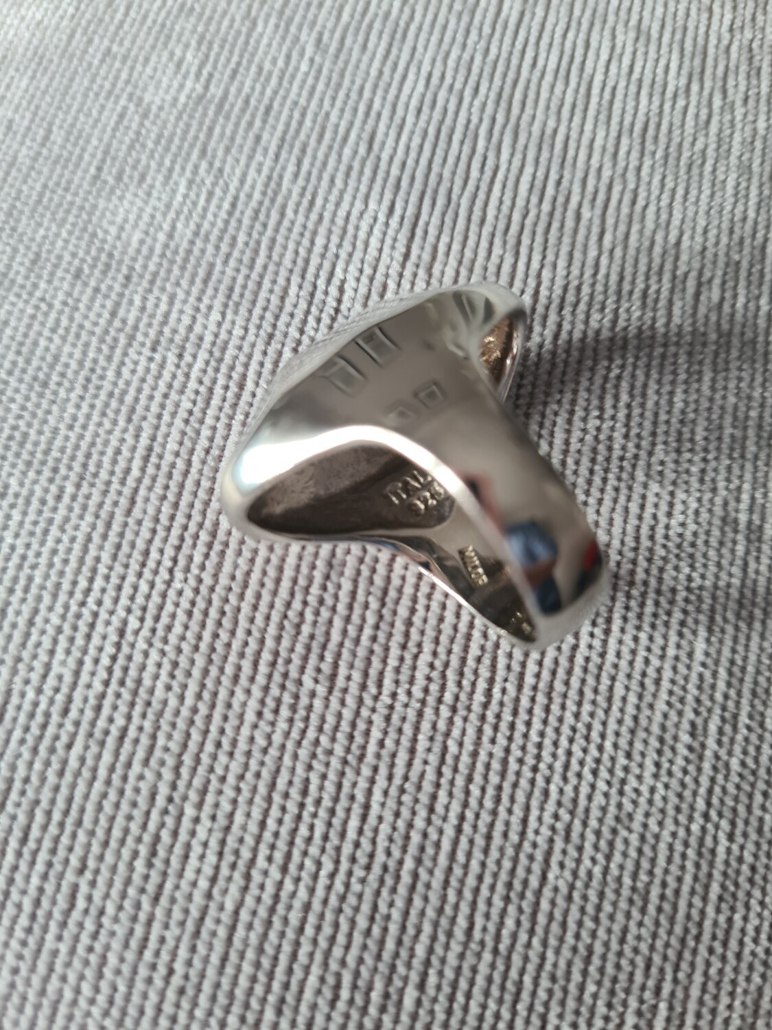 Designer Italian MILOR silver ring - RRP £119