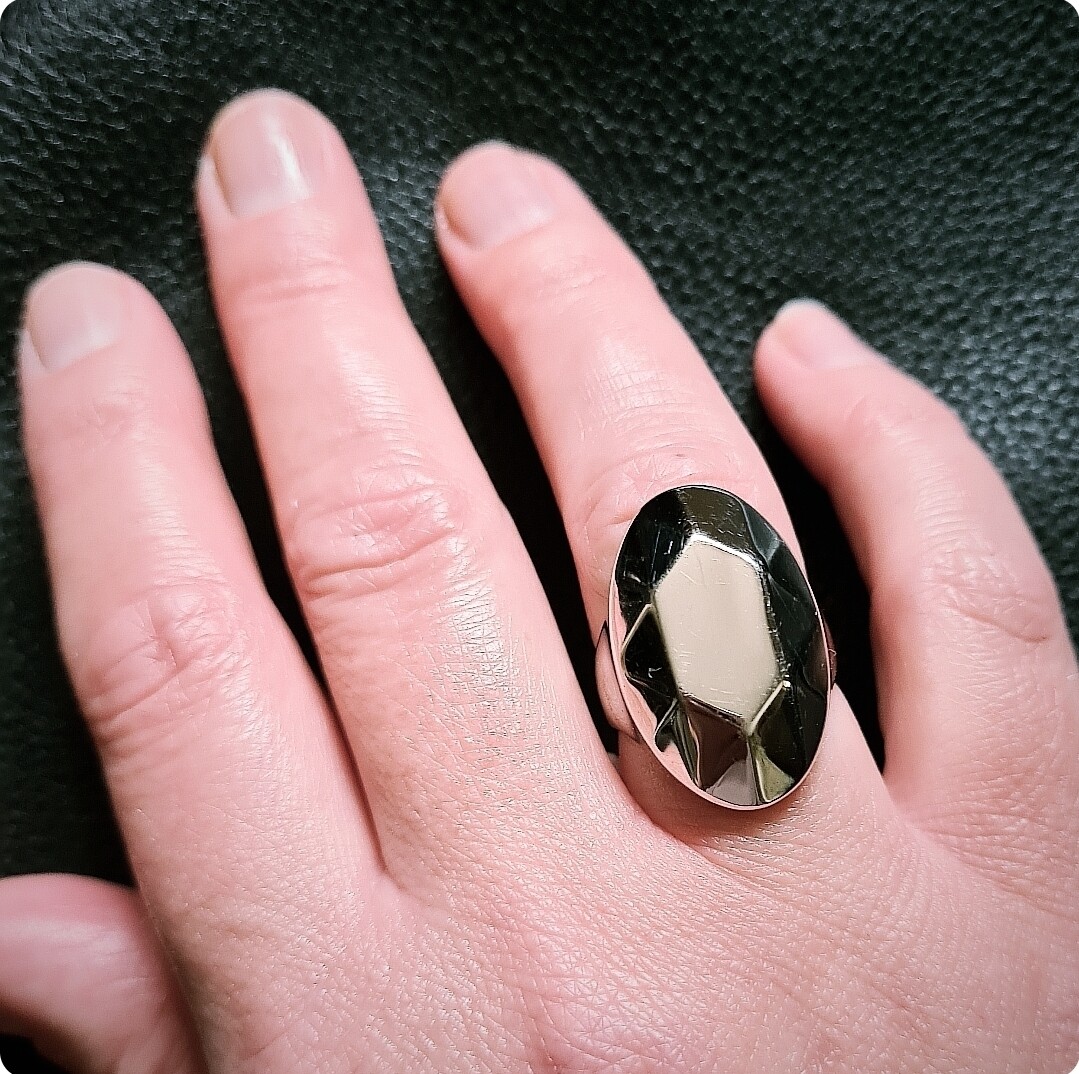 Designer Italian MILOR silver ring - RRP £119