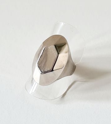 Designer Italian MILOR silver ring - RRP £119