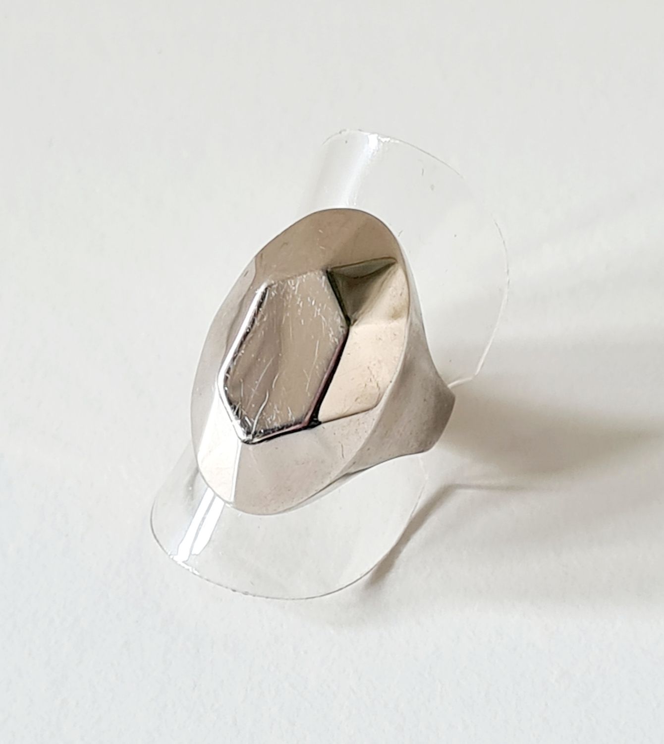 Designer Italian MILOR silver ring - RRP £119