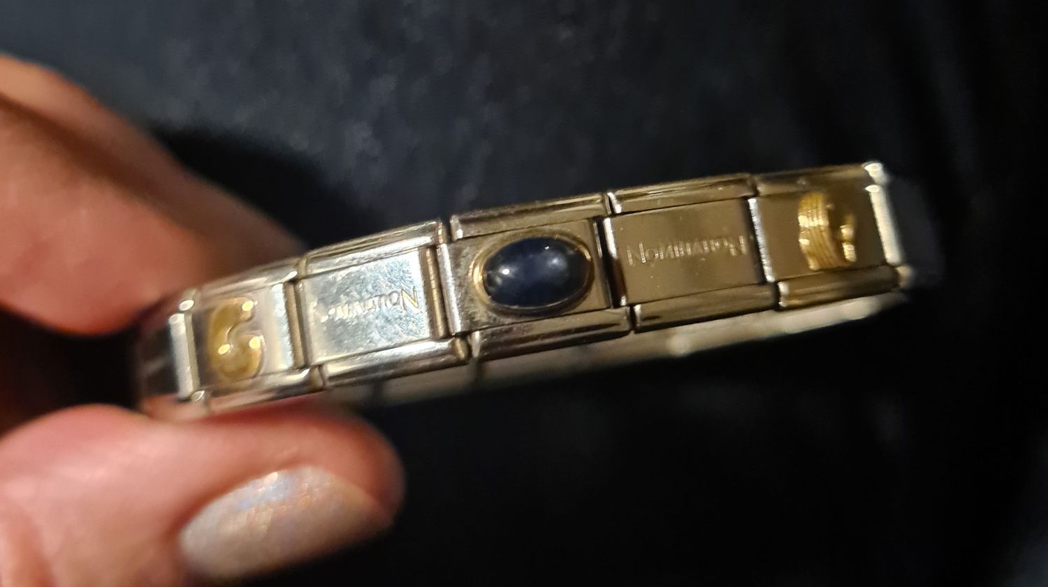 Italian Nomination stainless steel sz Small - inc 3 charms RRP £88
