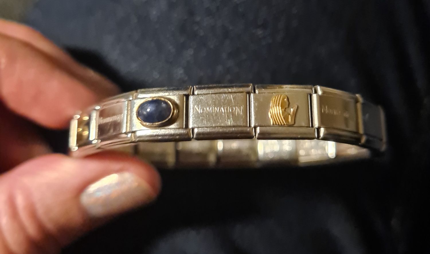 Italian Nomination stainless steel sz Small - inc 3 charms RRP £88