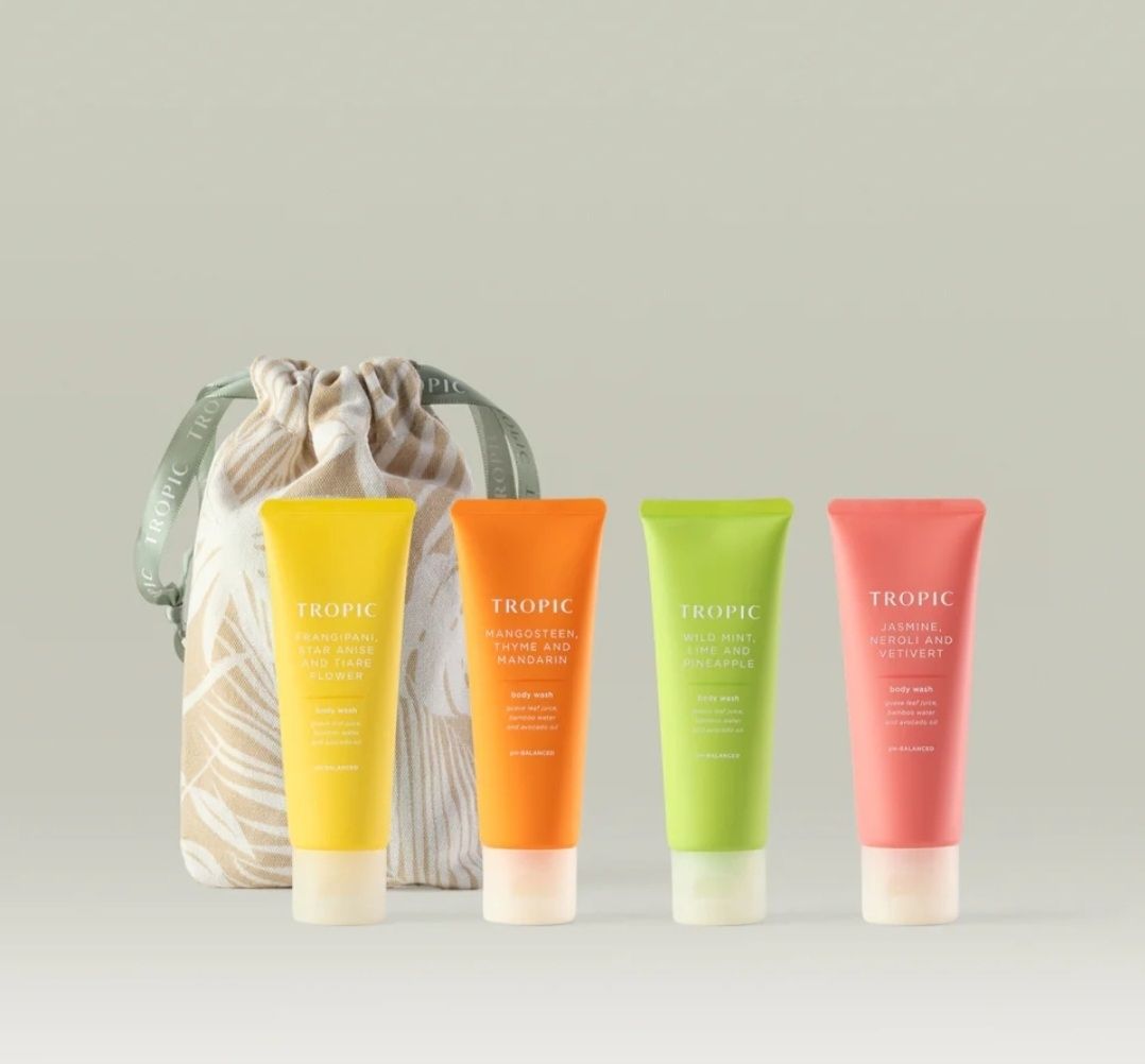 Mini body wash collection x 4