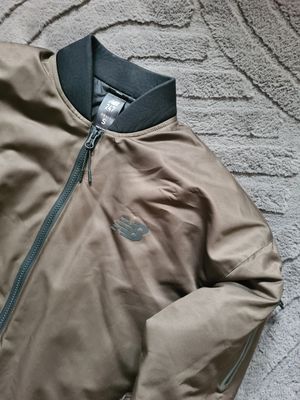 New Balance Women&#39;s 247 Luxe longline bomber Jacket - green RRP£200+