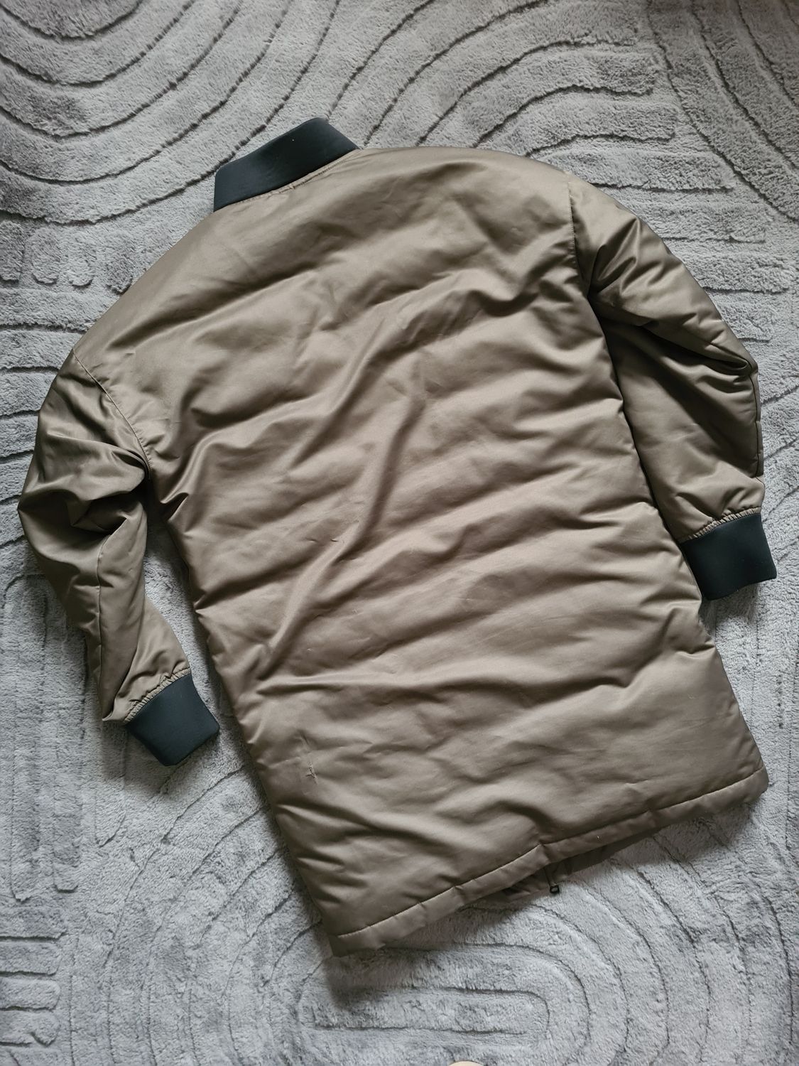 New Balance Women&#39;s 247 Luxe longline bomber Jacket - green RRP£200+
