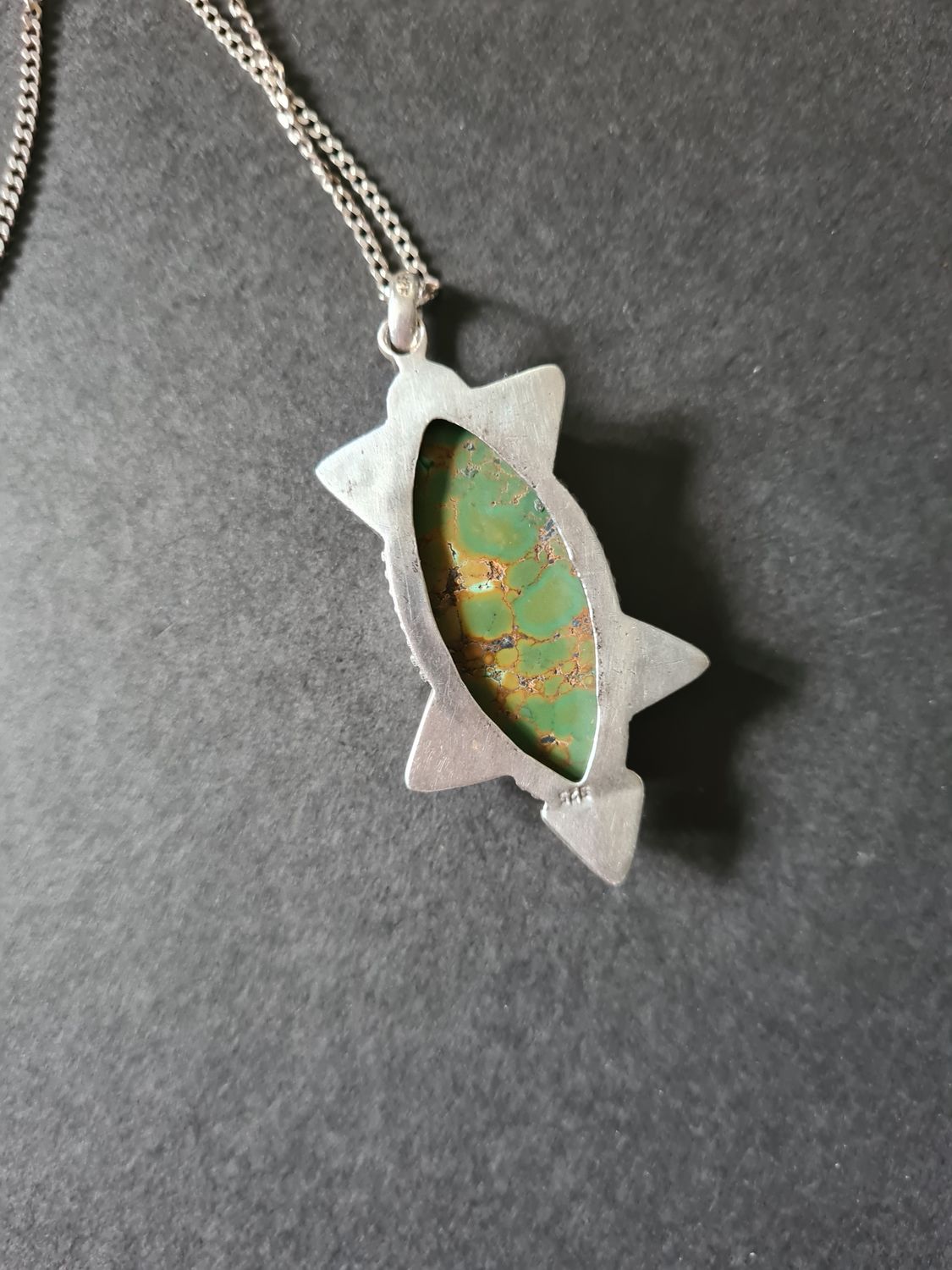 Incredible vintage natural Turquoise, Lapis and Coral silver necklace