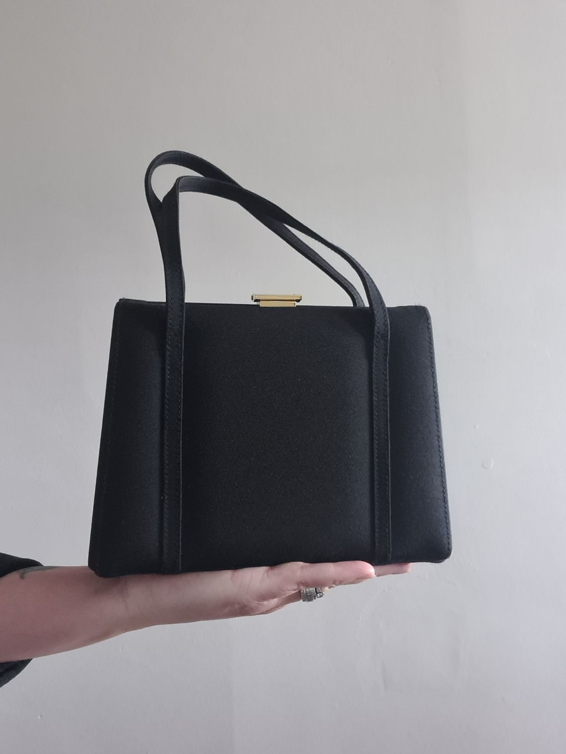Vintage high end designer Stuart Weitzman box bag