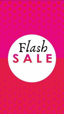 50% OFF FLASH SALE