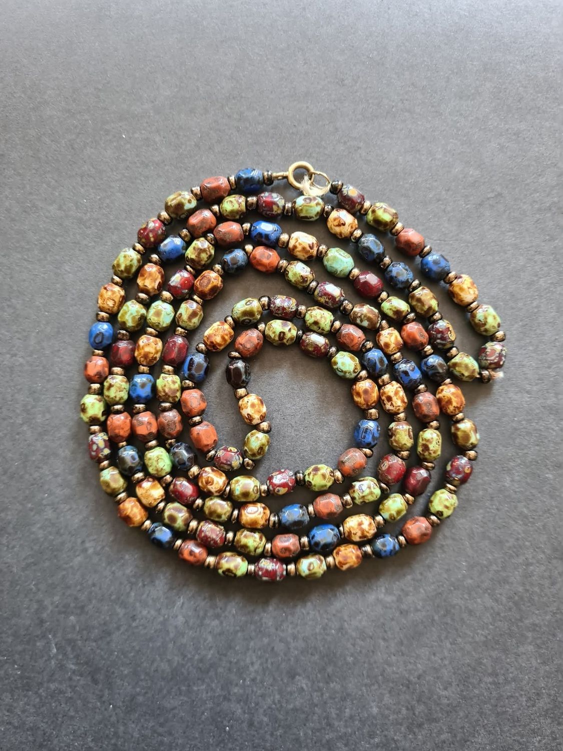 Vintage Agate bead necklace