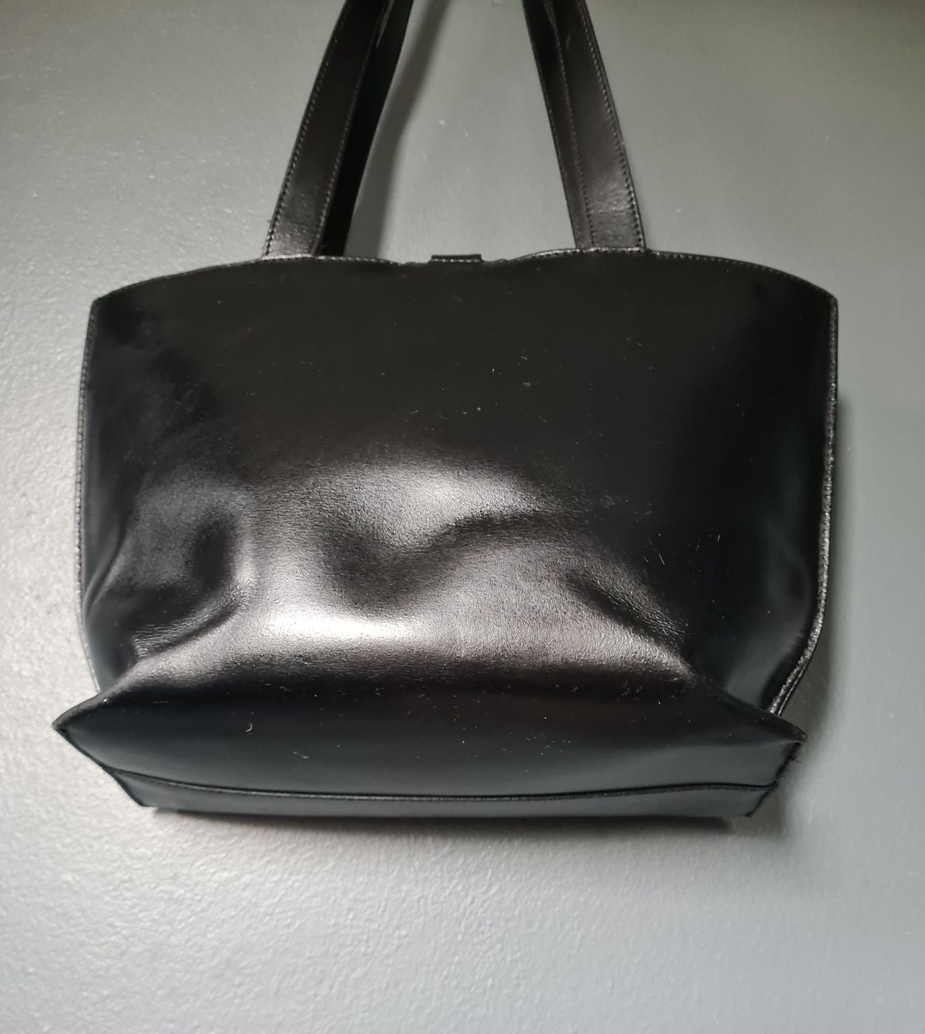 Preloved FURLA buckle shoulder bag