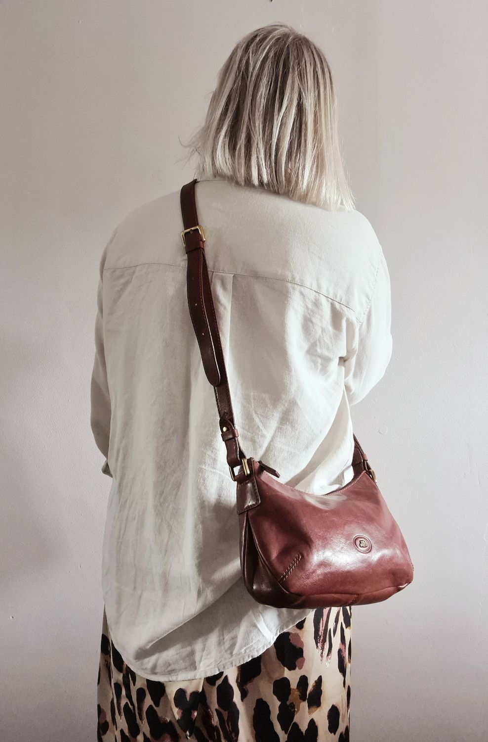 &#39;The Bridge&#39; Italian leather bag