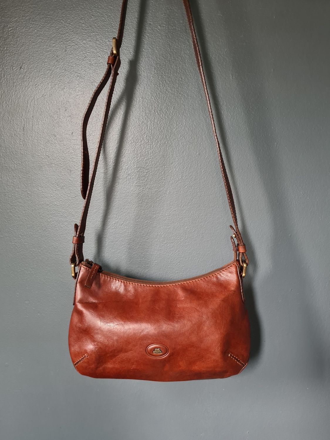 &#39;The Bridge&#39; Italian leather bag