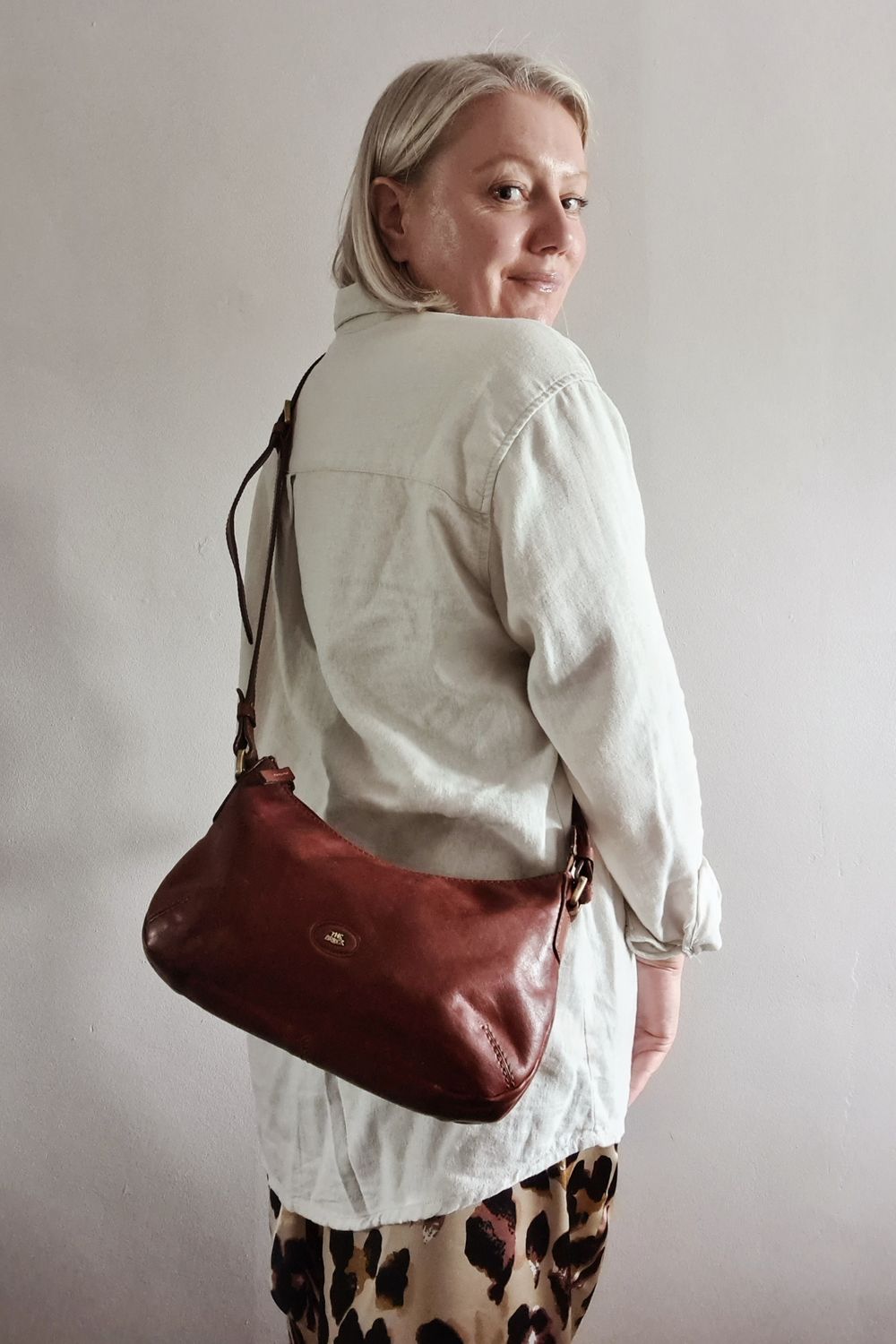 &#39;The Bridge&#39; Italian leather bag