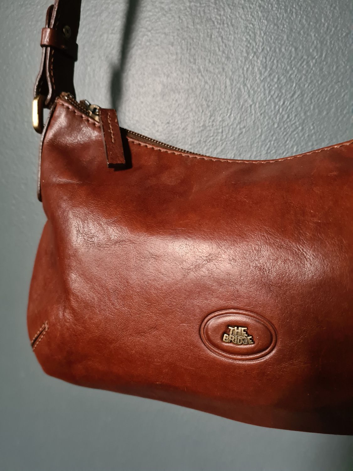 &#39;The Bridge&#39; Italian leather bag