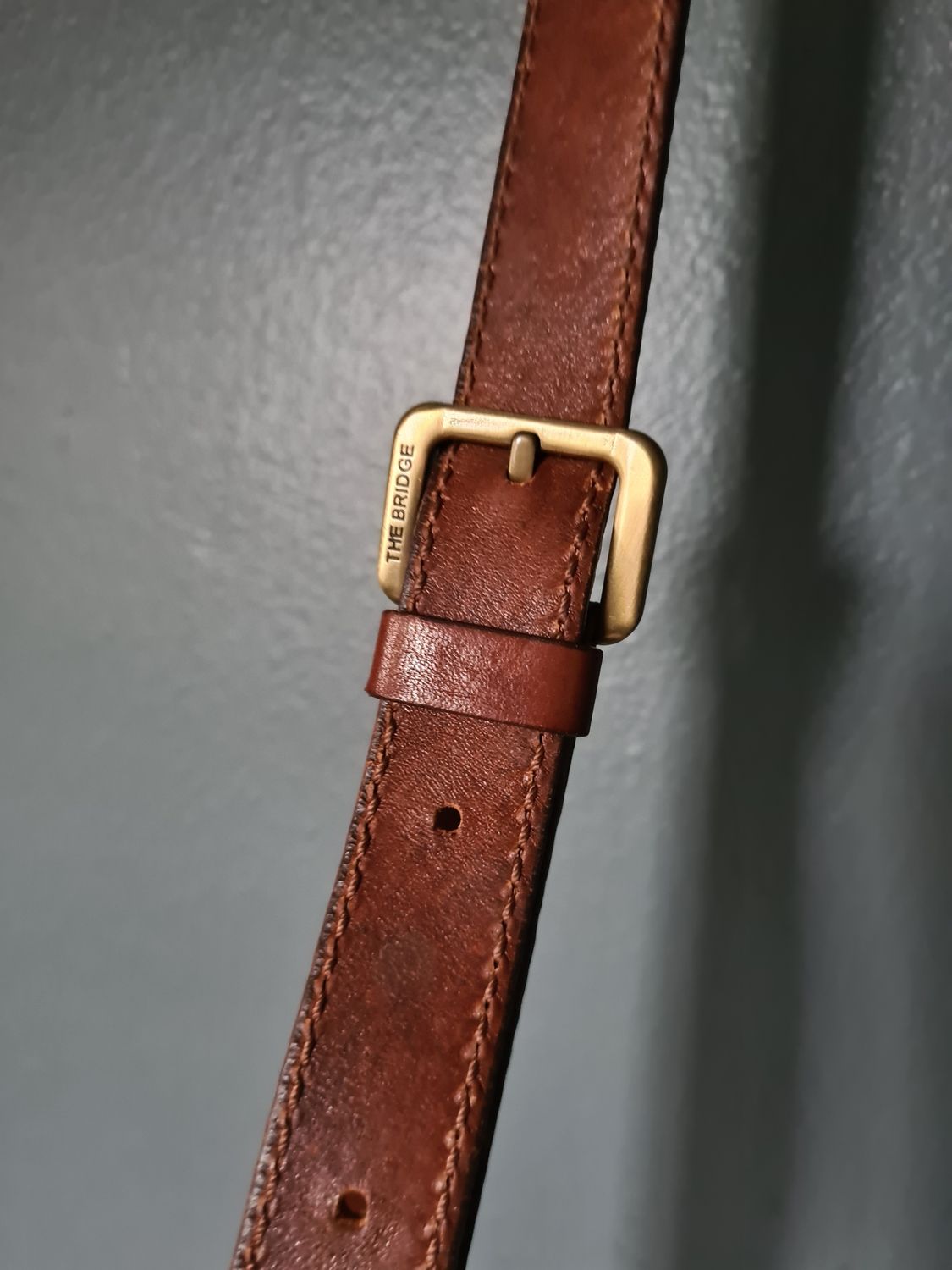 &#39;The Bridge&#39; Italian leather bag