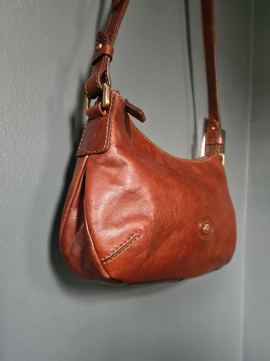 &#39;The Bridge&#39; Italian leather bag