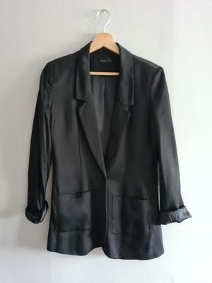Vero Moda black satin blazer