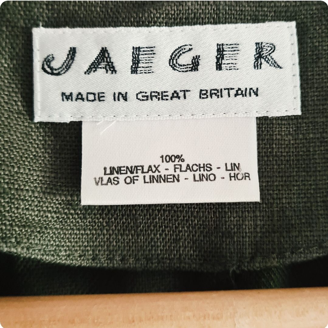 Unworn JAEGER 100% linen button through dress RRP £125