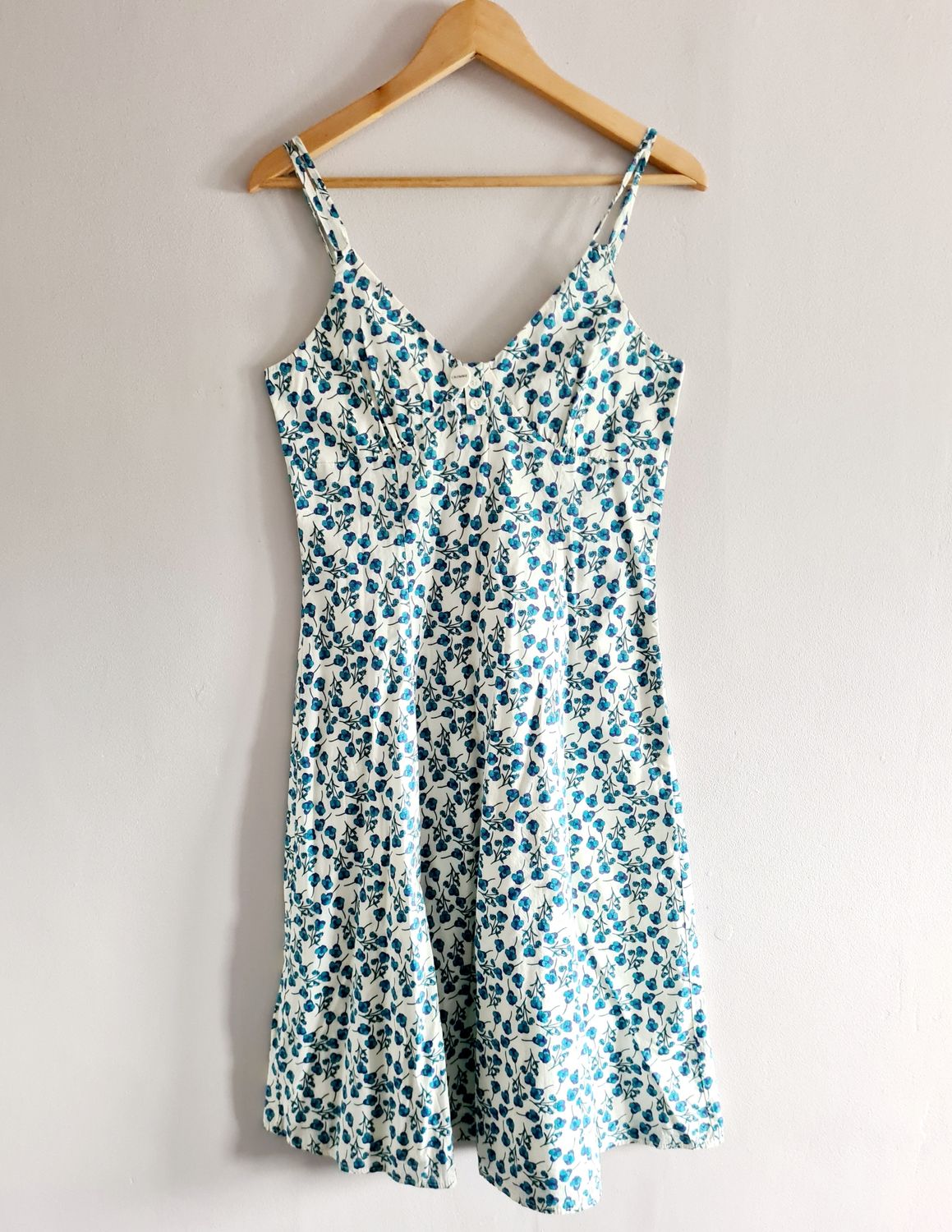 Pretty floral cotton midi dress by Crombie - with tags