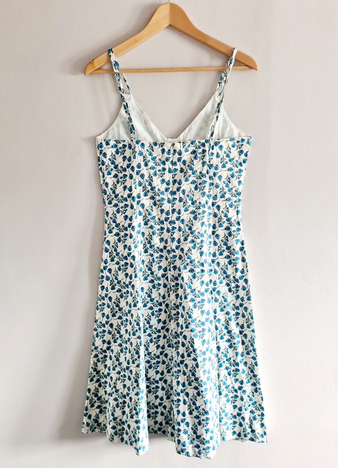 Pretty floral cotton midi dress by Crombie - with tags