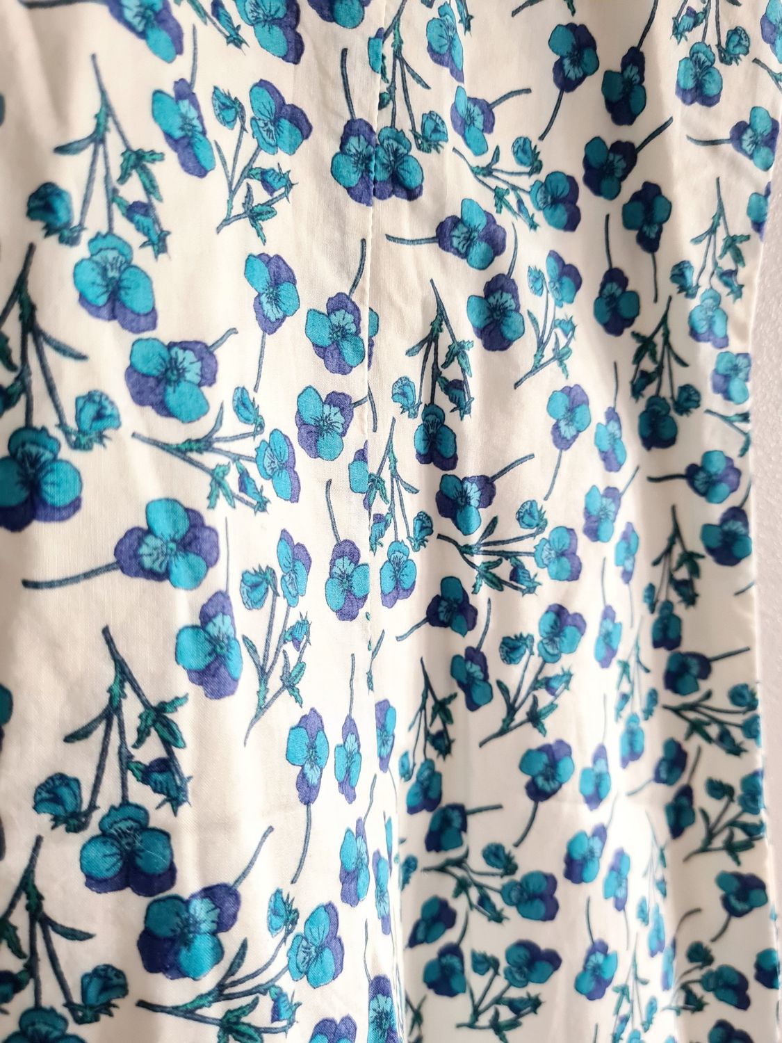 Pretty floral cotton midi dress by Crombie - with tags