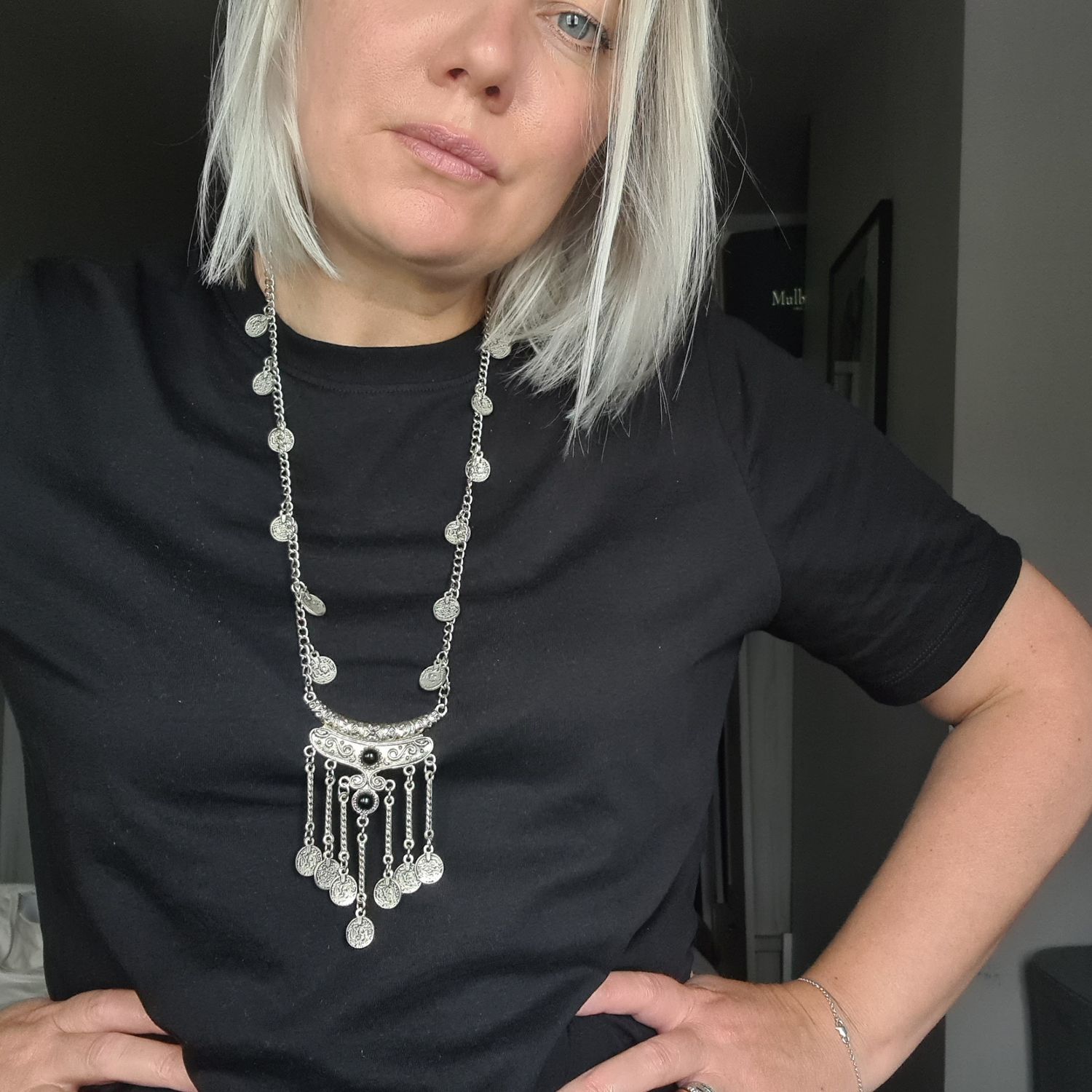 Boho tassle long necklace