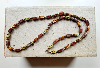 Vintage Agate bead necklace