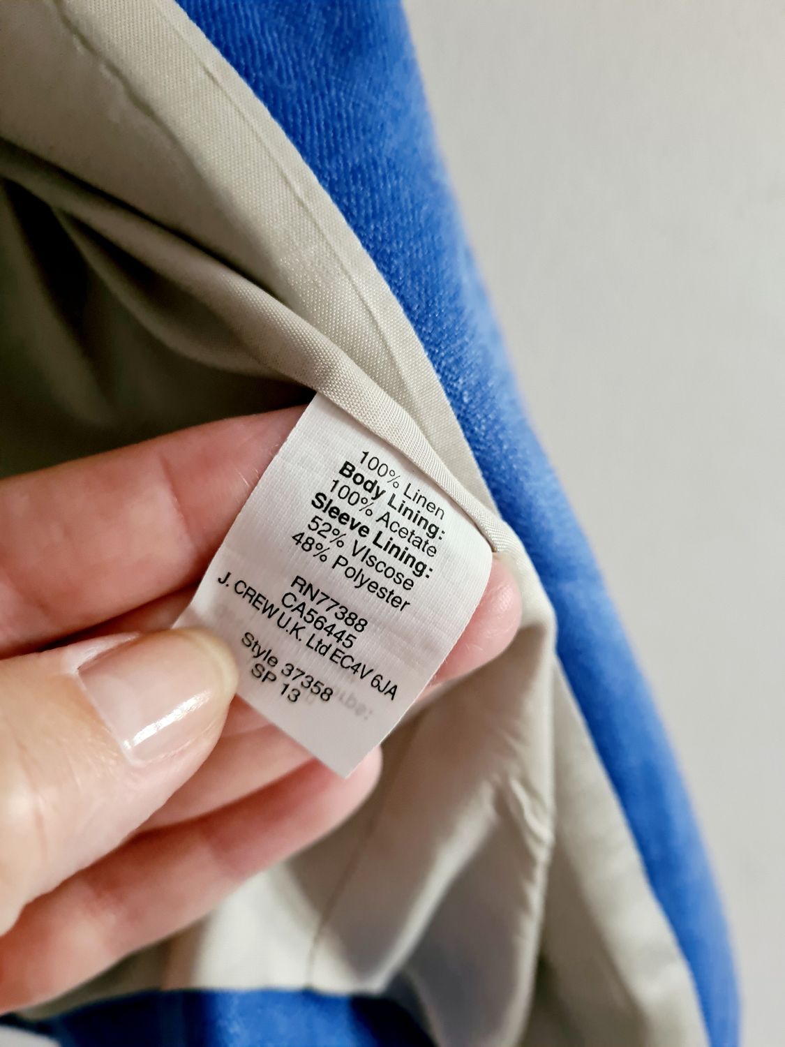 J. CREW linen jacket