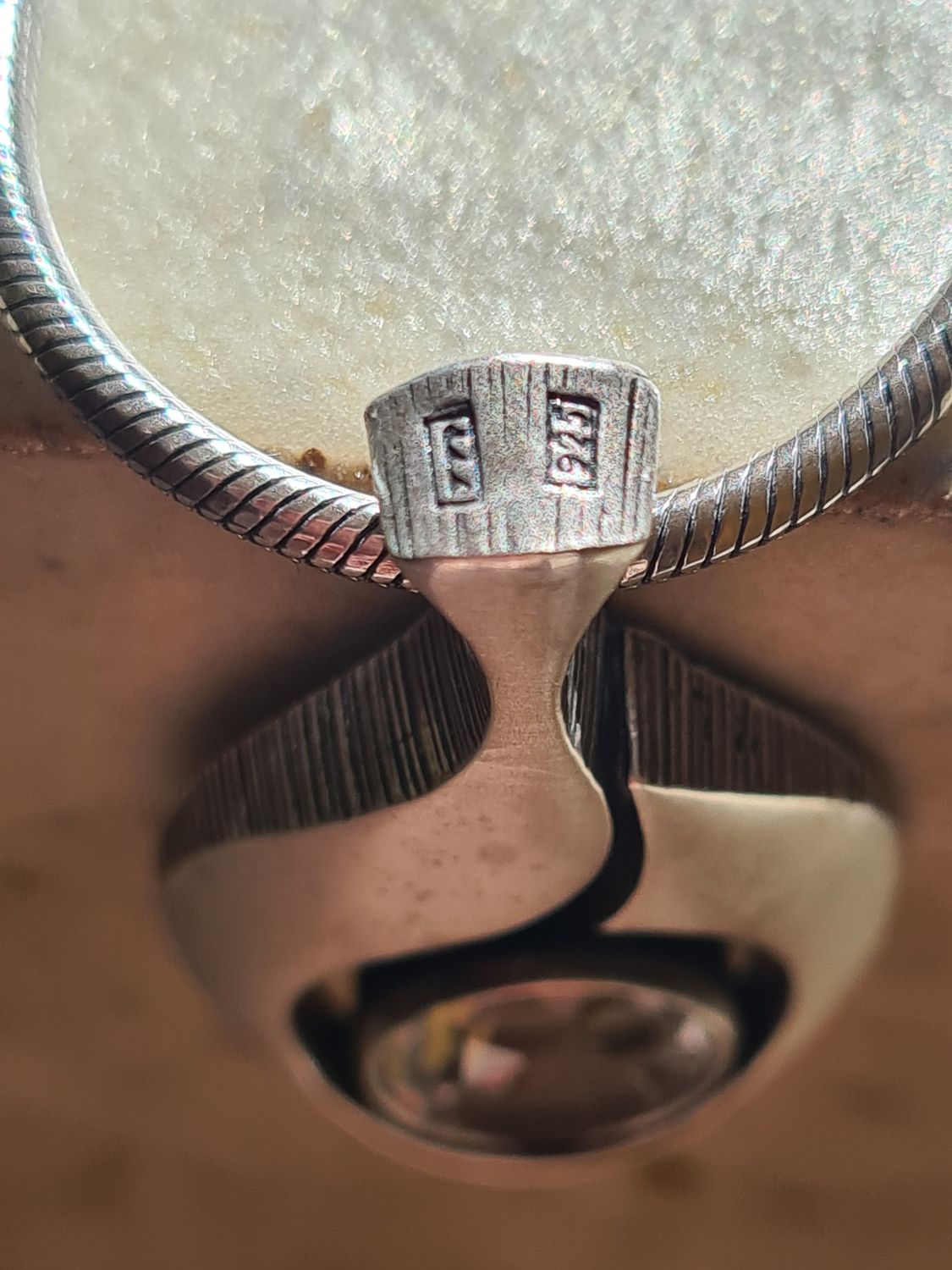 1970&#39;s KARL LAINE Finn Feelings silver necklace - boxed