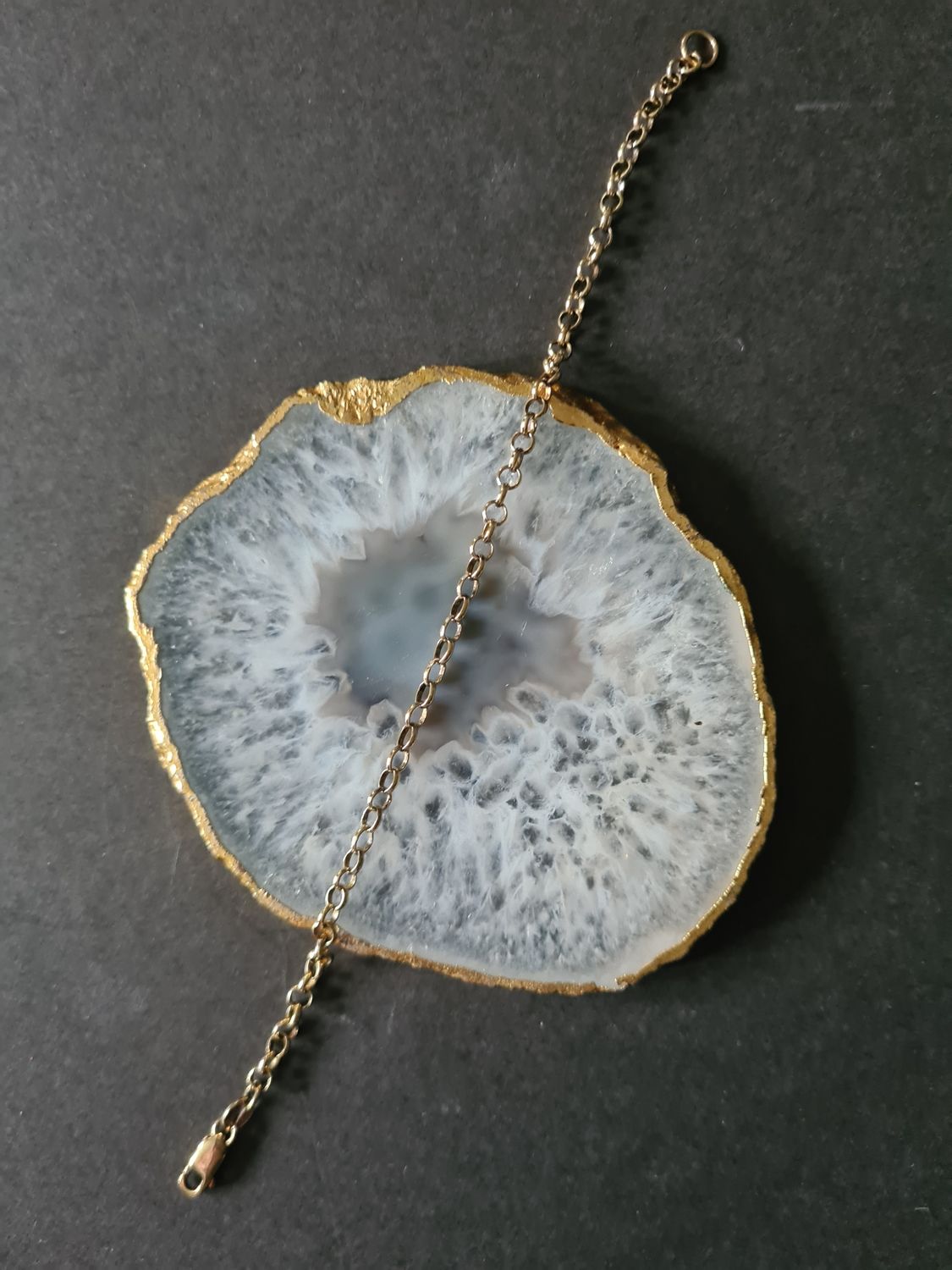 Gold vermeil 925 belcher bracelet