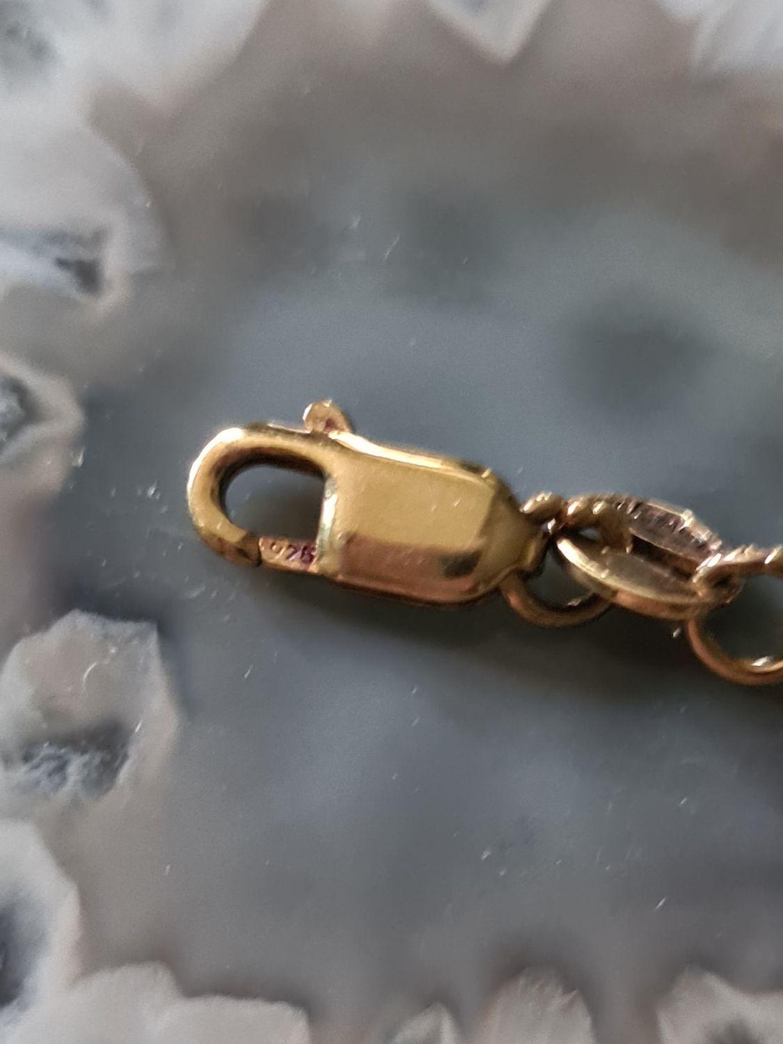 Gold vermeil 925 belcher bracelet