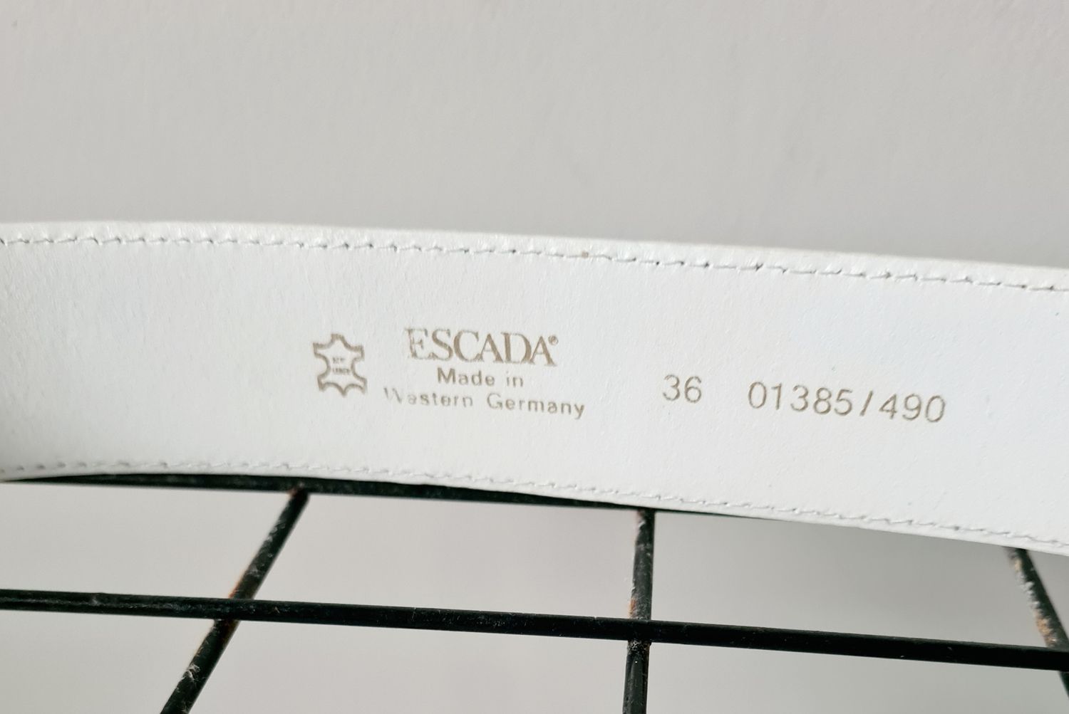 RARE vintage ESCADA gold leather belt