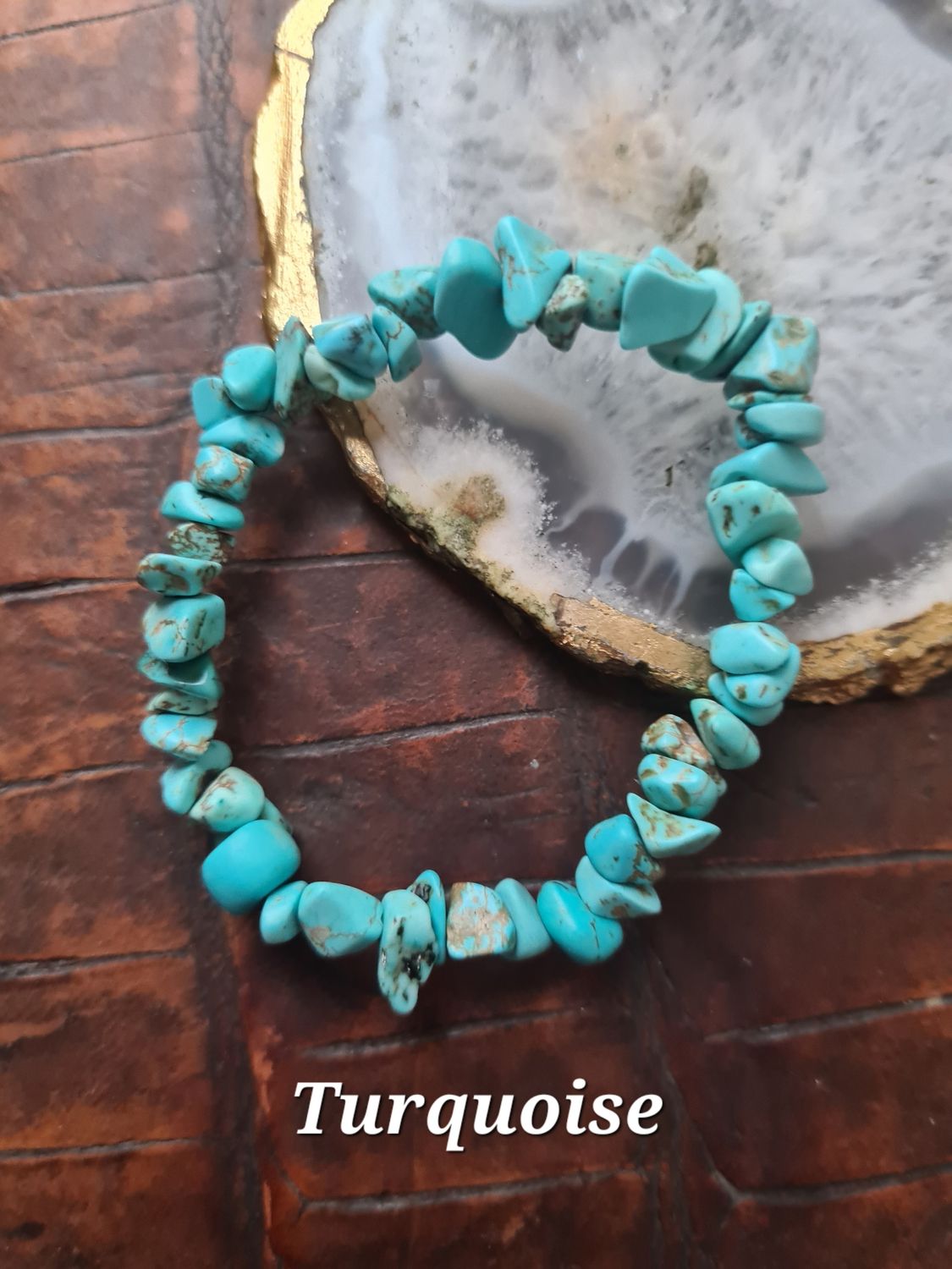 Beautiful semi precious stone stretch bracelets