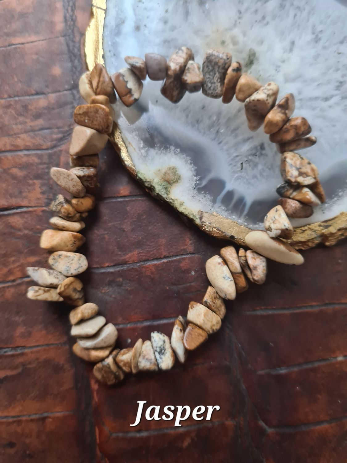 Beautiful semi precious stone stretch bracelets