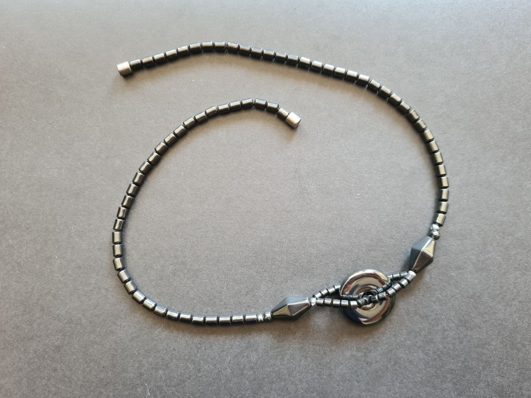 Hematite magnetic necklace