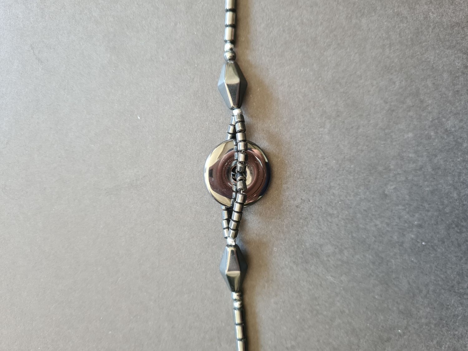 Hematite magnetic necklace