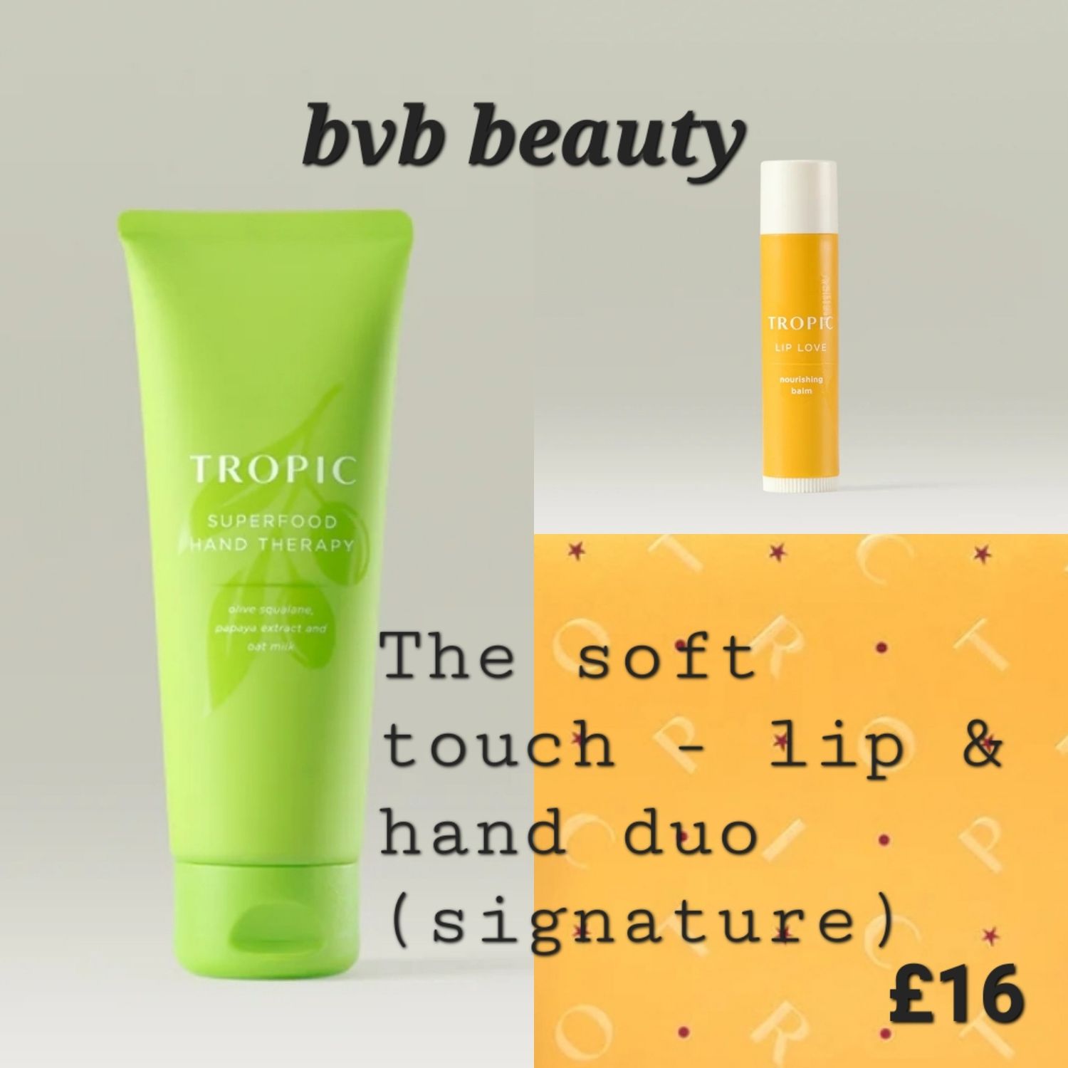 The soft touch (signature) - hand &amp; lip duo