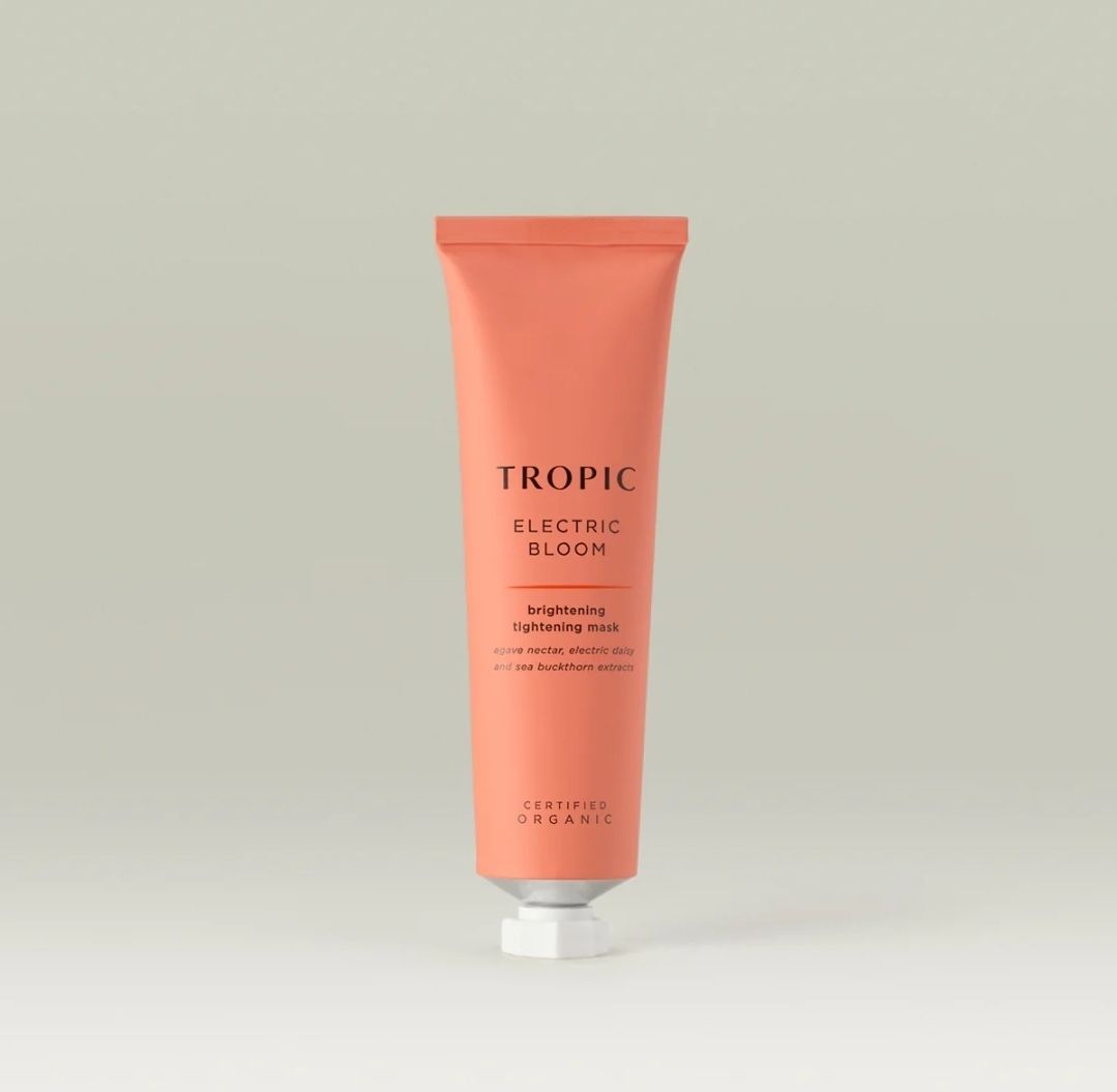 Electric Bloom face mask