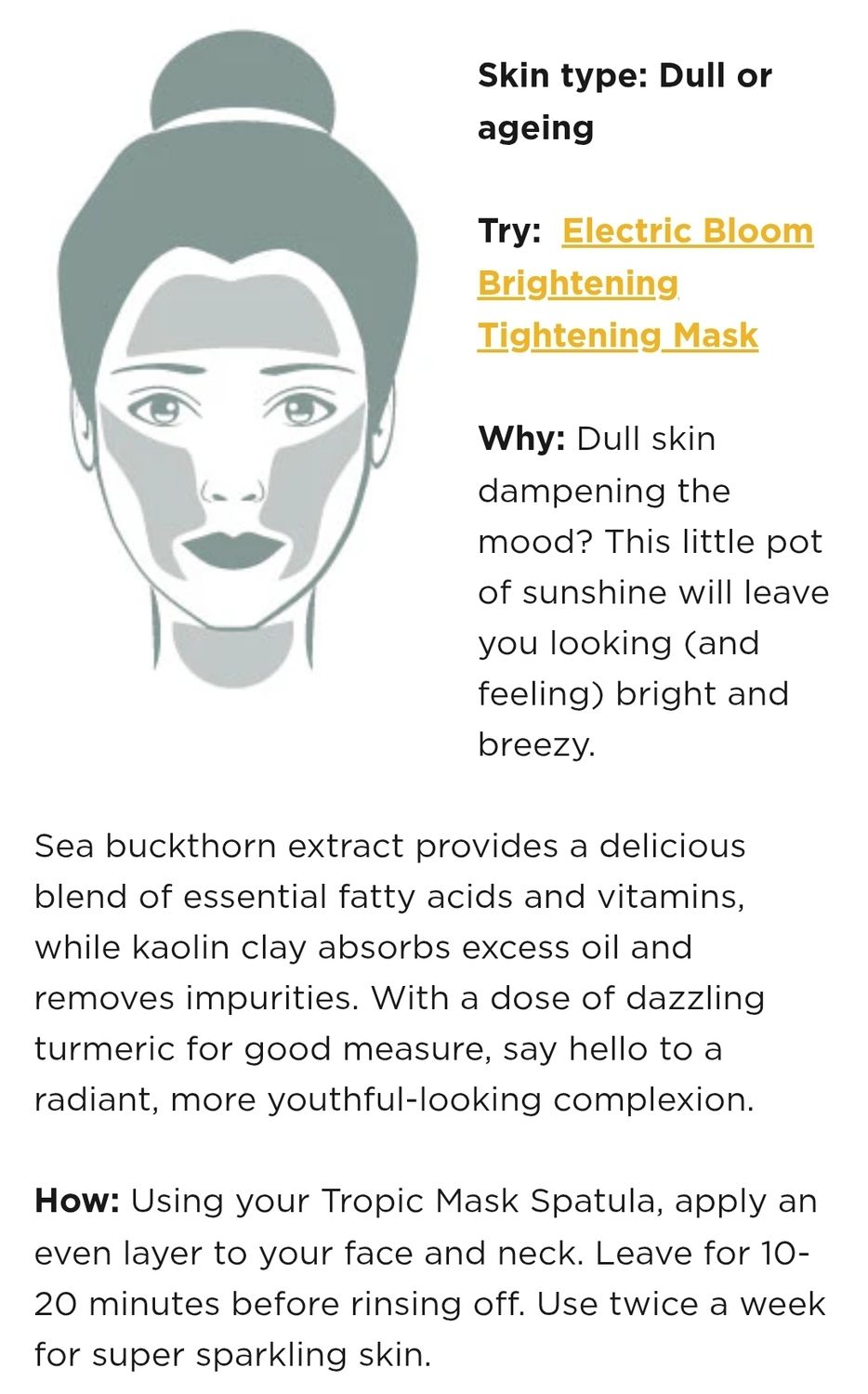 Electric Bloom face mask