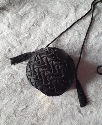 Pretty vintage Dolcis satin hard case bag