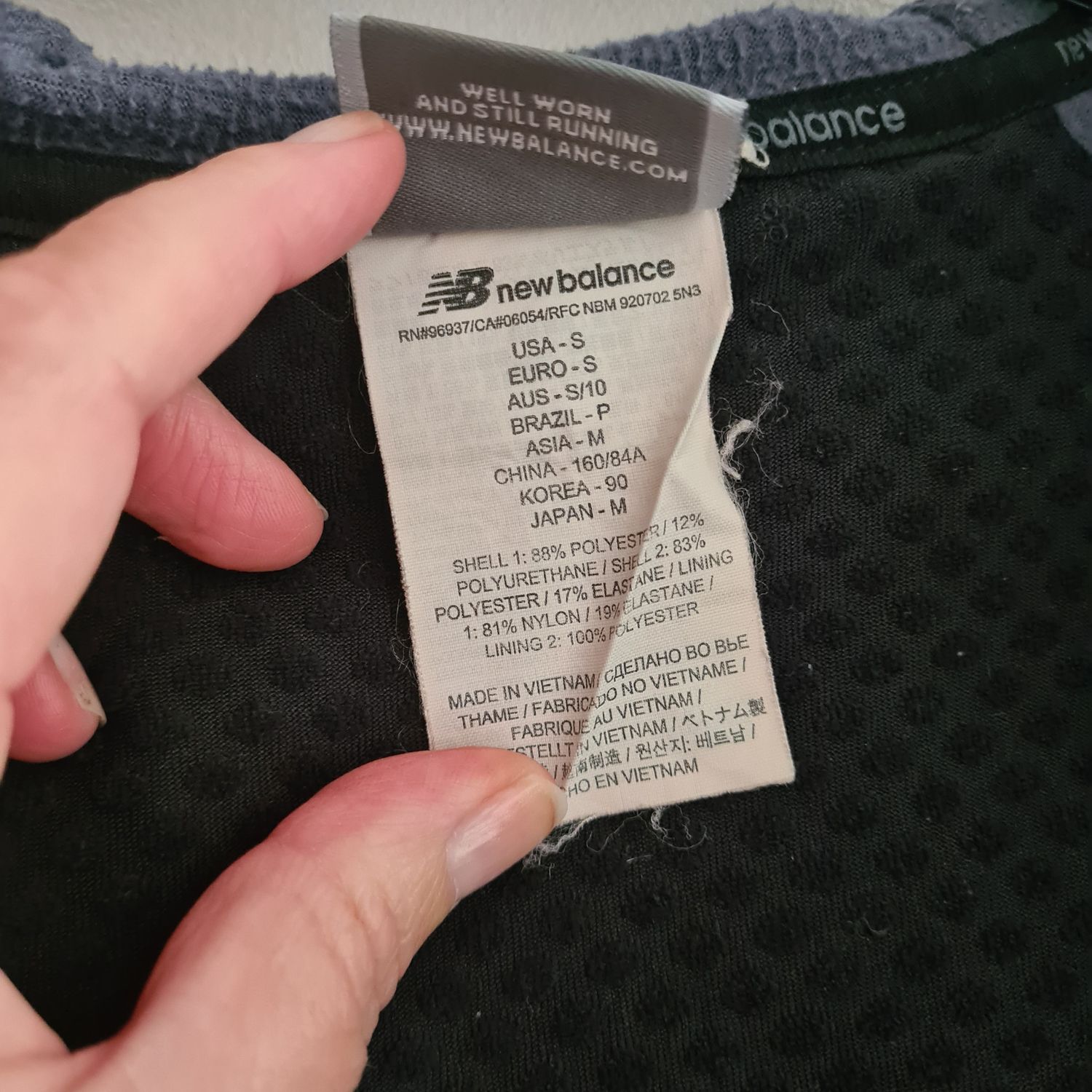 New Balance soft shell HEAT waterproof running jacket