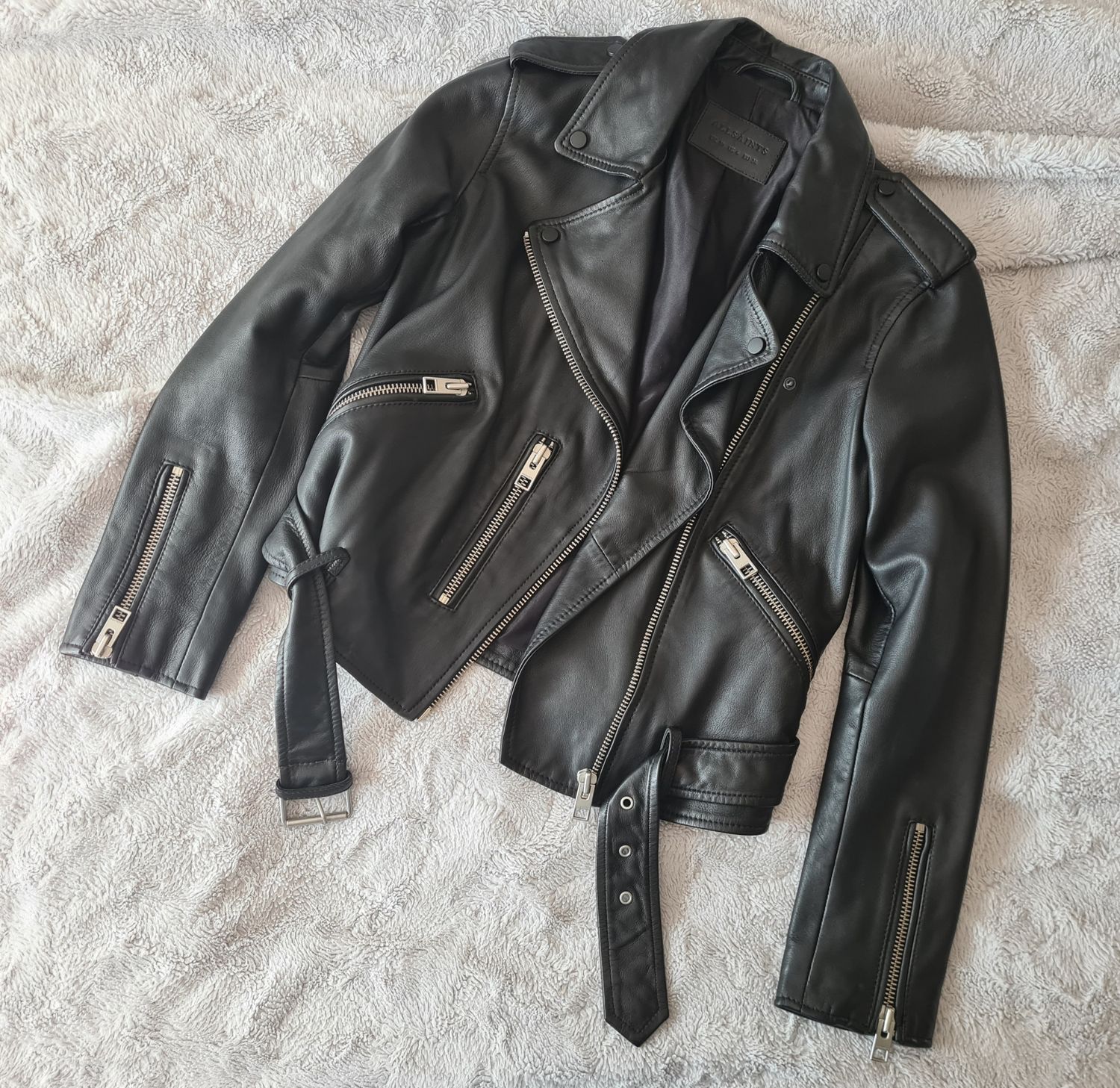 AllSaints Balfern Biker leather jacket - RRP £369